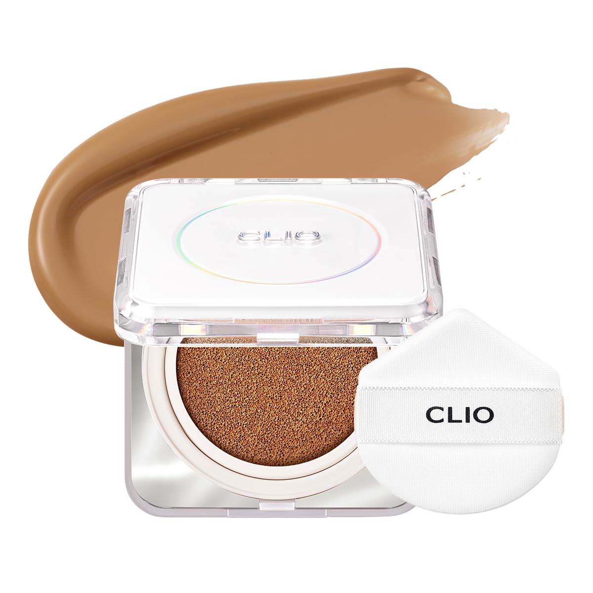CLIO Kill Cover Founwear Cushion The Original – 20 Shades, Buildable Light to Medium Coverage, Natural Finish, Korean Makeup Foundation, Long-Lasting Skin Fit, 30N LATTE