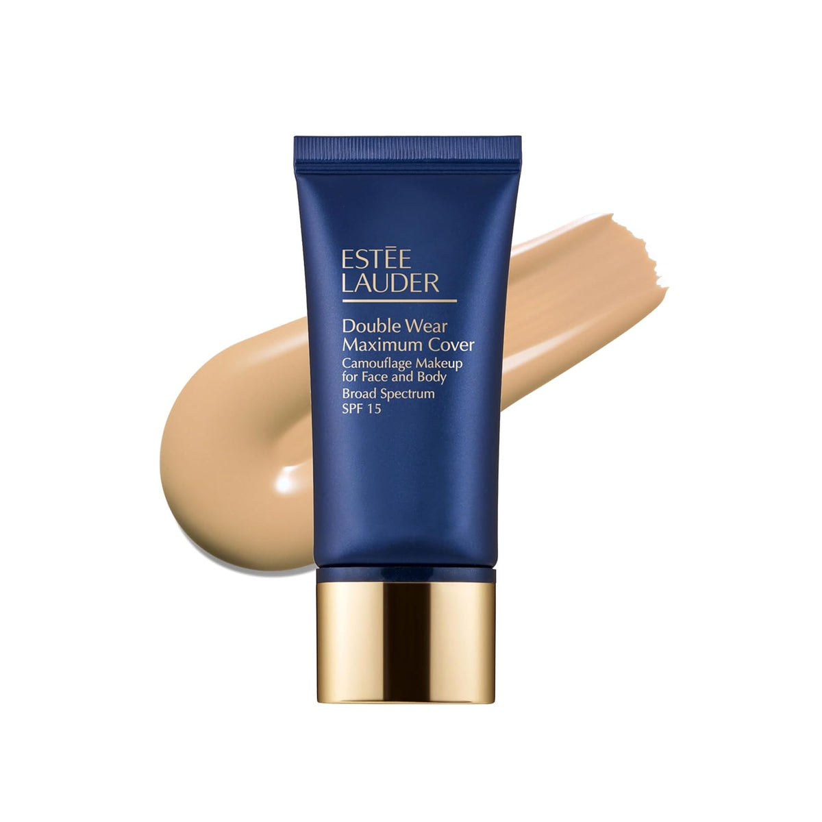 Estée Lauder Double Wear 24-Hour Maximum Cover Camouflage Foundation Makeup for Face and Body SPF 15 | Full Coverage | Tattoo Cover Up Makeup Waterproof, 1.0 Fl Oz