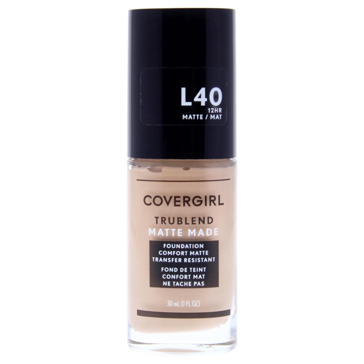 COVERGIRL TruBlend Matte Made Liquid Foundation, Classic Ivory, 1 Fl Oz (Pack of 1)
