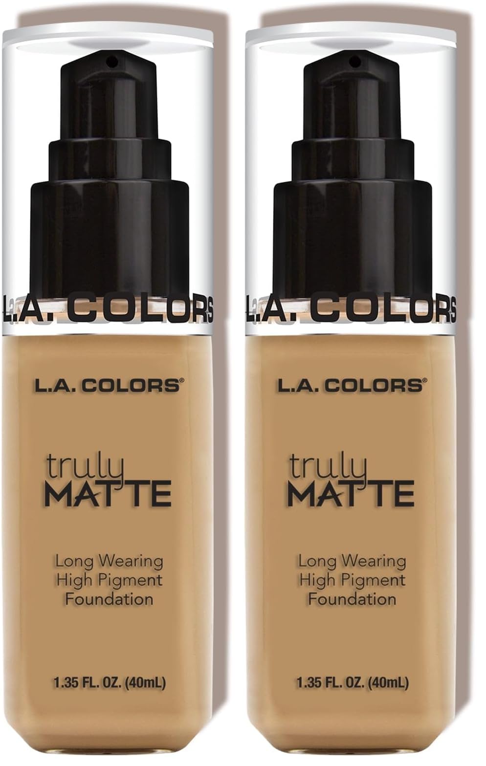 L.A. COLORS Truly Matte Foundation, Porcelain CLM351