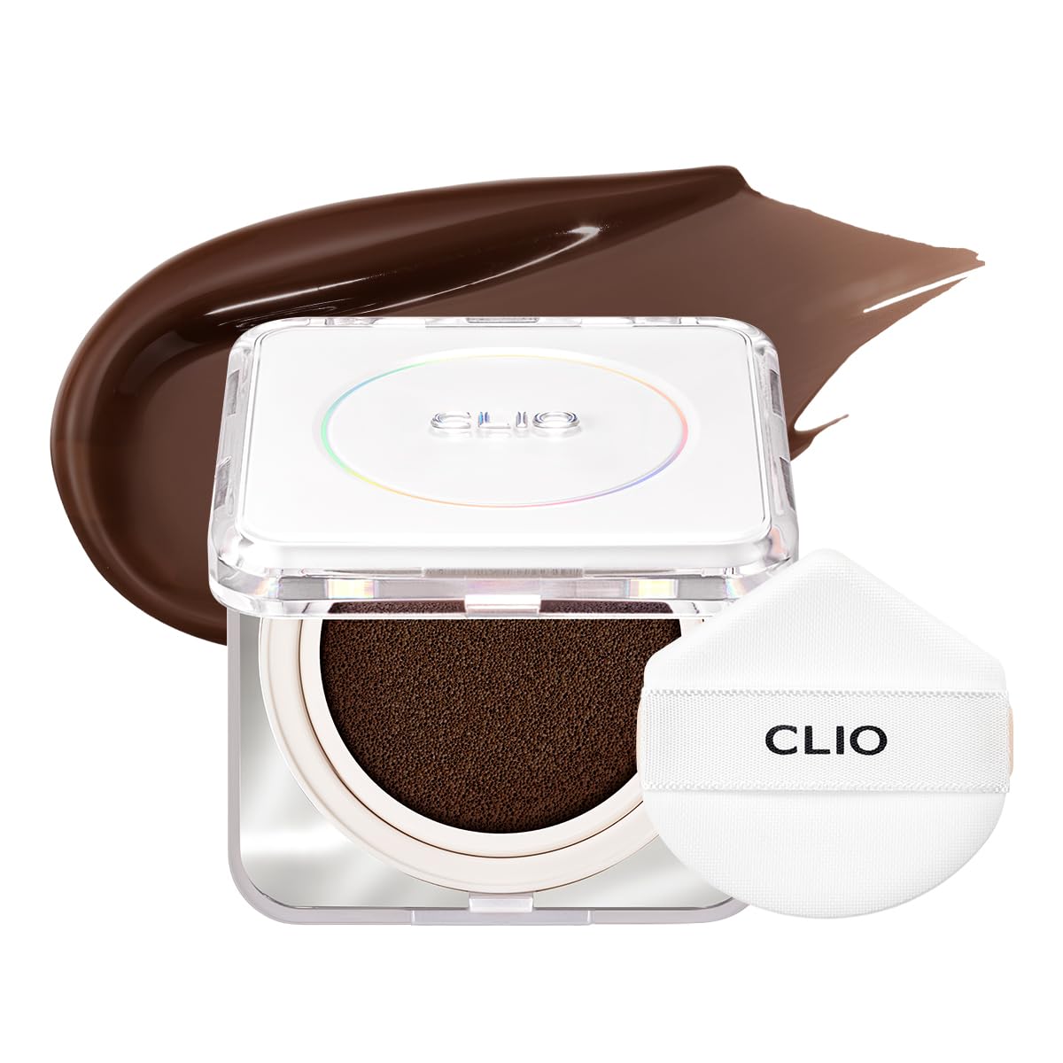 CLIO Kill Cover Founwear Cushion The Original – 20 Shades, Buildable Light to Medium Coverage, Natural Finish, Korean Makeup Foundation, Long-Lasting Skin Fit, 30N LATTE