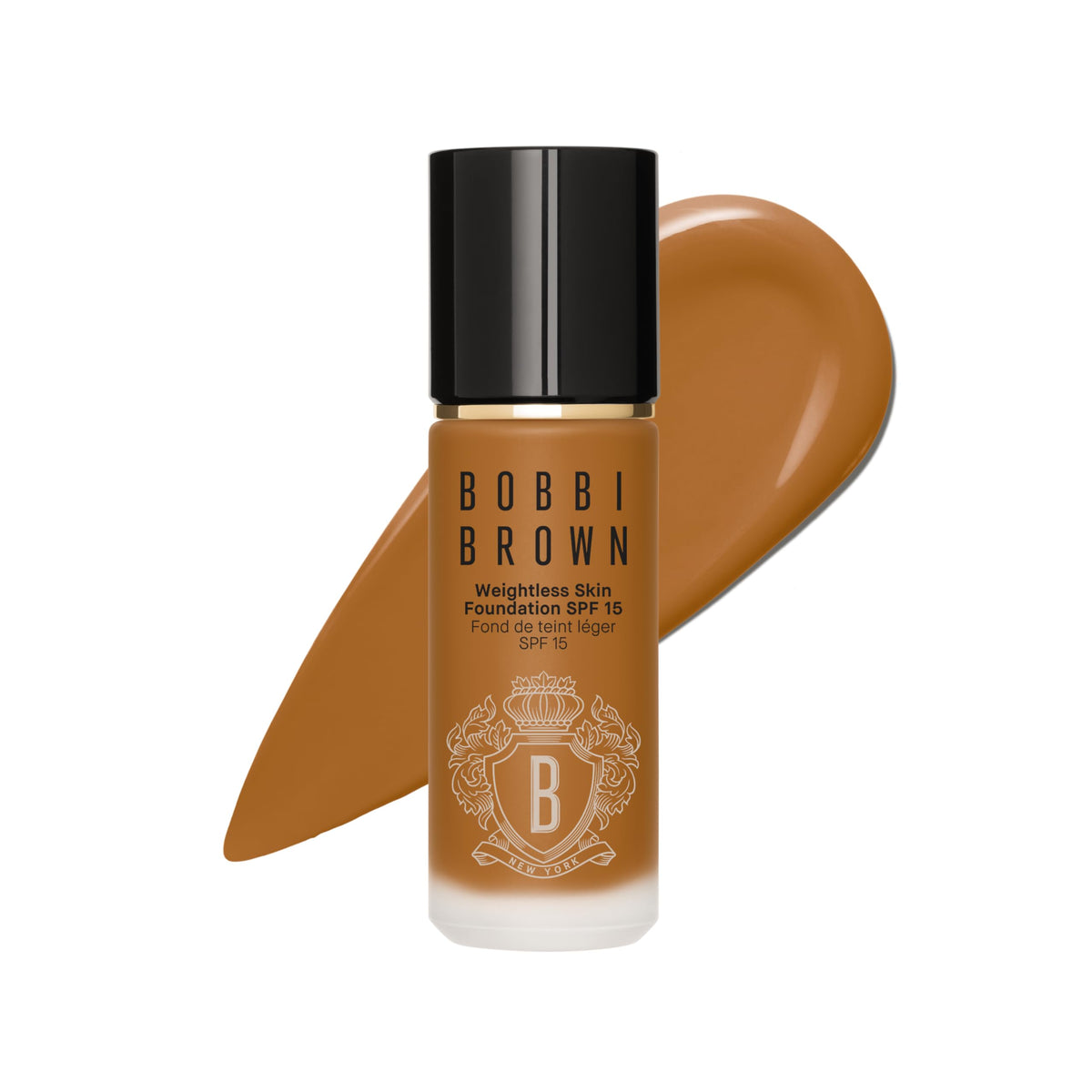 Bobbi Brown Weightless Skin Foundation SPF 15 | Oil-Controlling Liquid Foundation with 24-Hour Hydration | Medium Coverage Natural Matte Finish for All Skin Types