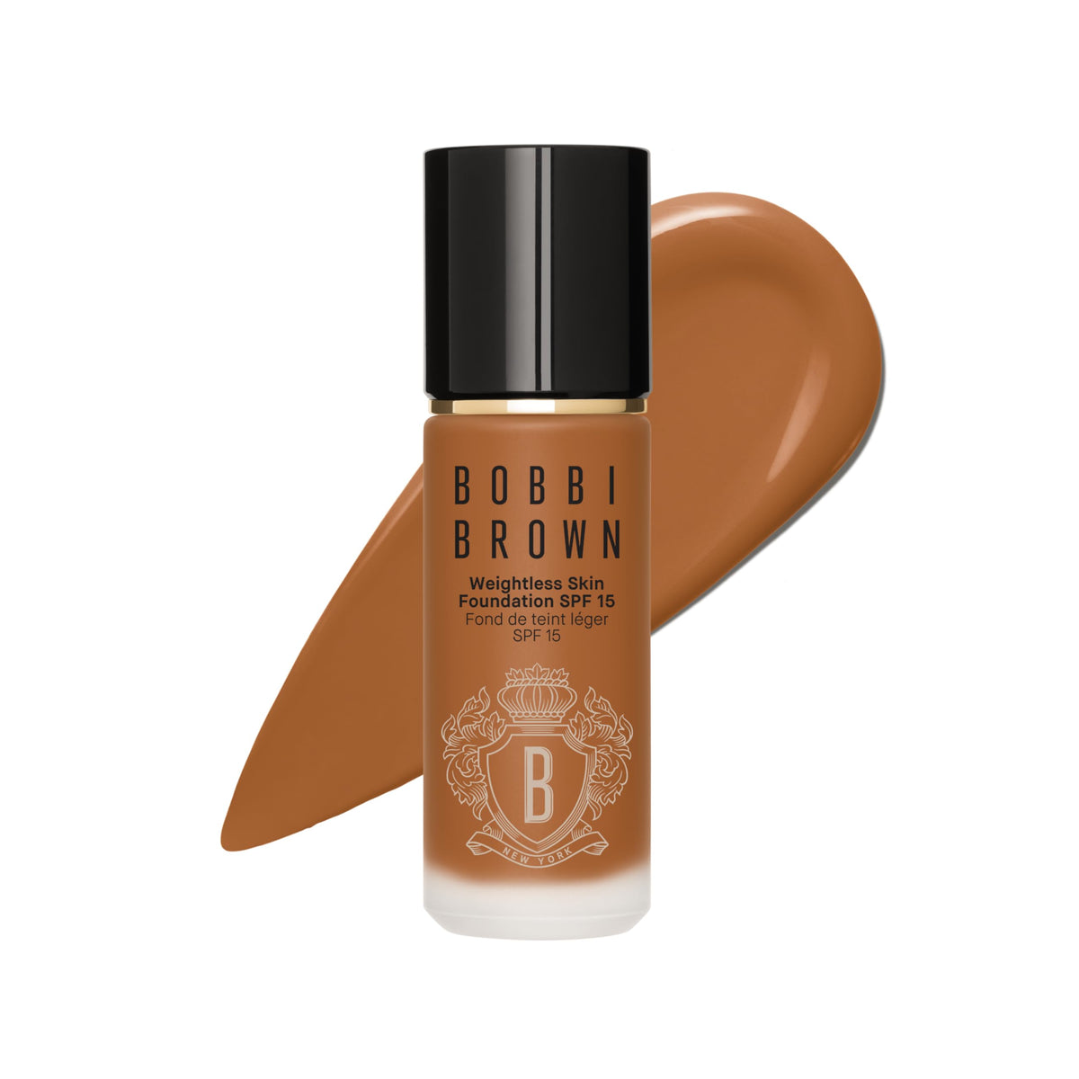 Bobbi Brown Weightless Skin Foundation SPF 15 | Oil-Controlling Liquid Foundation with 24-Hour Hydration | Medium Coverage Natural Matte Finish for All Skin Types