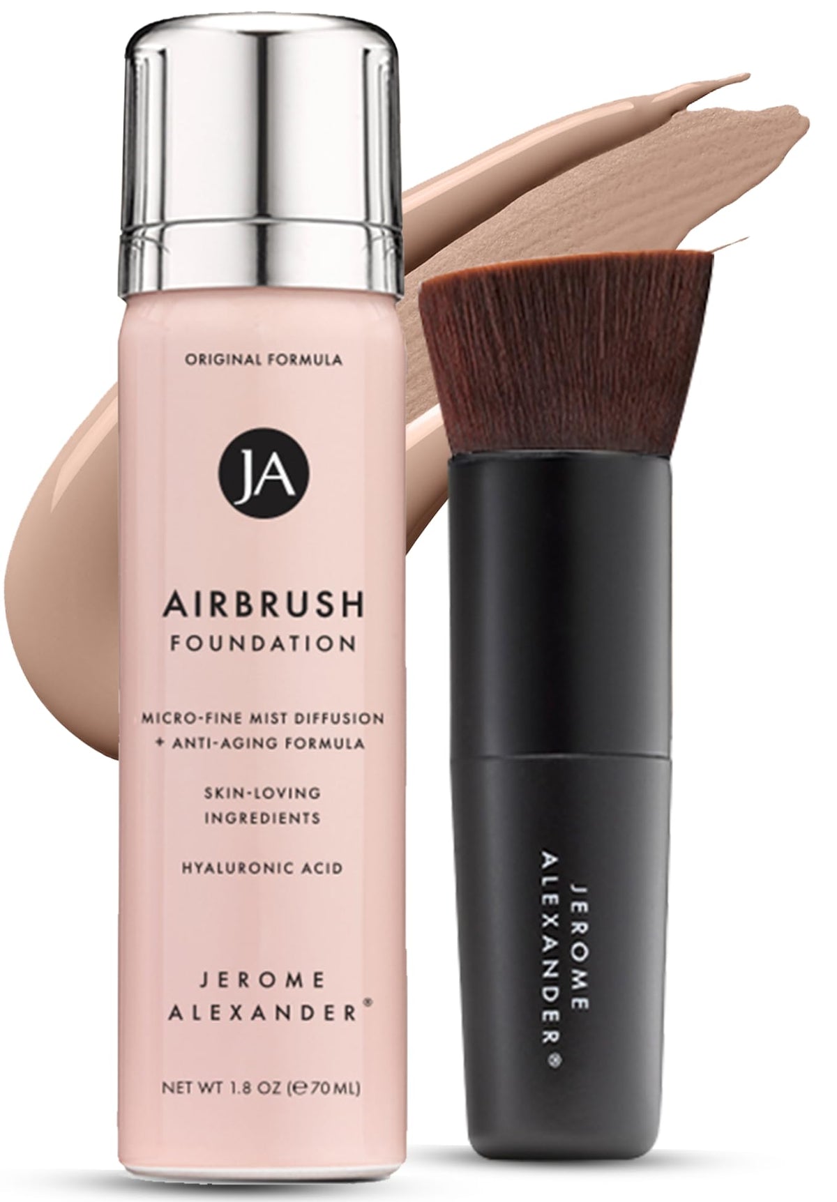 Jerome Alexander Magic Minerals Airbrush Foundation 2pc Set - Light Medium