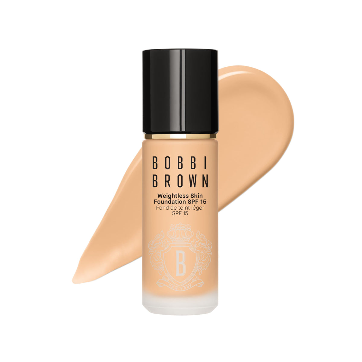 Bobbi Brown Weightless Skin Foundation SPF 15 | Oil-Controlling Liquid Foundation with 24-Hour Hydration | Medium Coverage Natural Matte Finish for All Skin Types