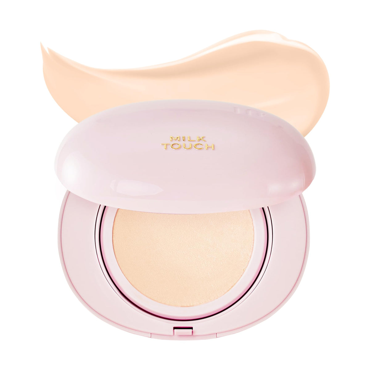 milktouch Cushion Foundation, 24H Flawless Skin, Radiant Shine, No Oxidation, Long-Lasting, Non-Creasing,60% Hydrating Skincare Infused Korean Foundation (23N Medium Beige)