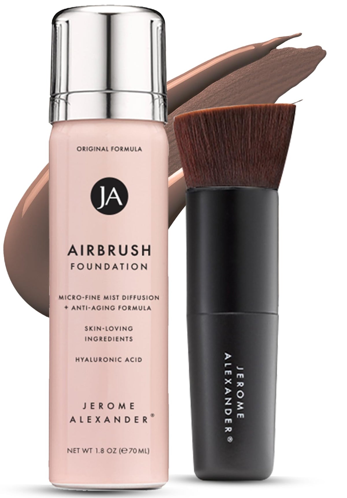 Jerome Alexander Magic Minerals Airbrush Foundation 2pc Set - Light Medium