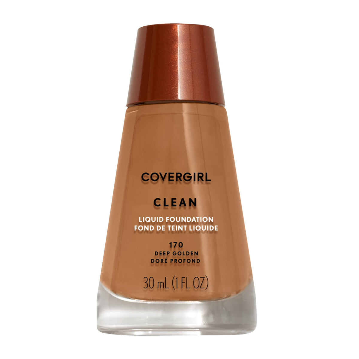 COVERGIRL Clean Liquid Foundation, Perfect Beige 148, Pack of 1