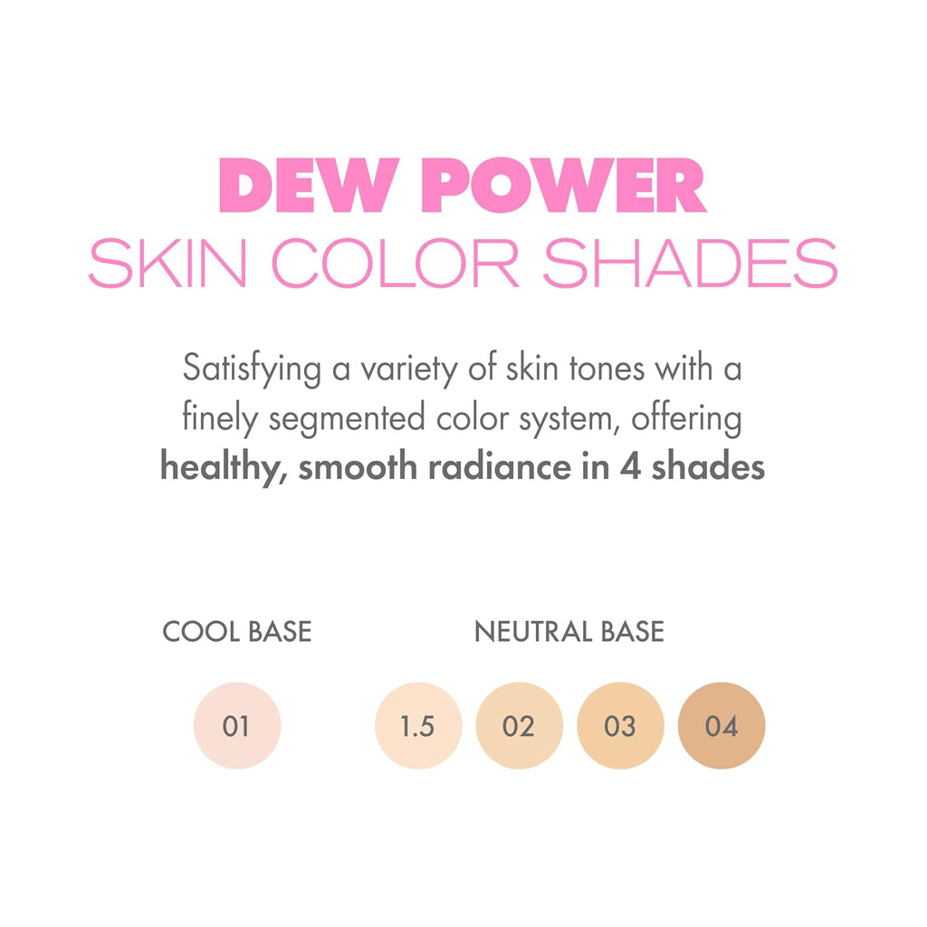 AMUSE SEOUL Dew Power Vegan Cushion Foundation Refill (01 PURE REFILL) - Semi Glow, Full Coverage, Dewy Finish, Long Lasting, Lightweight, Smooth Radiant Skin, Vegan, Korean Beauty Makeup