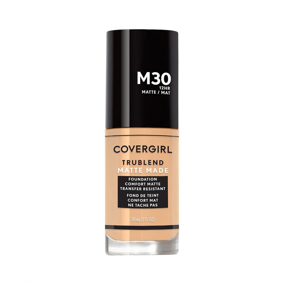 COVERGIRL TruBlend Matte Made Liquid Foundation, Classic Ivory, 1 Fl Oz (Pack of 1)