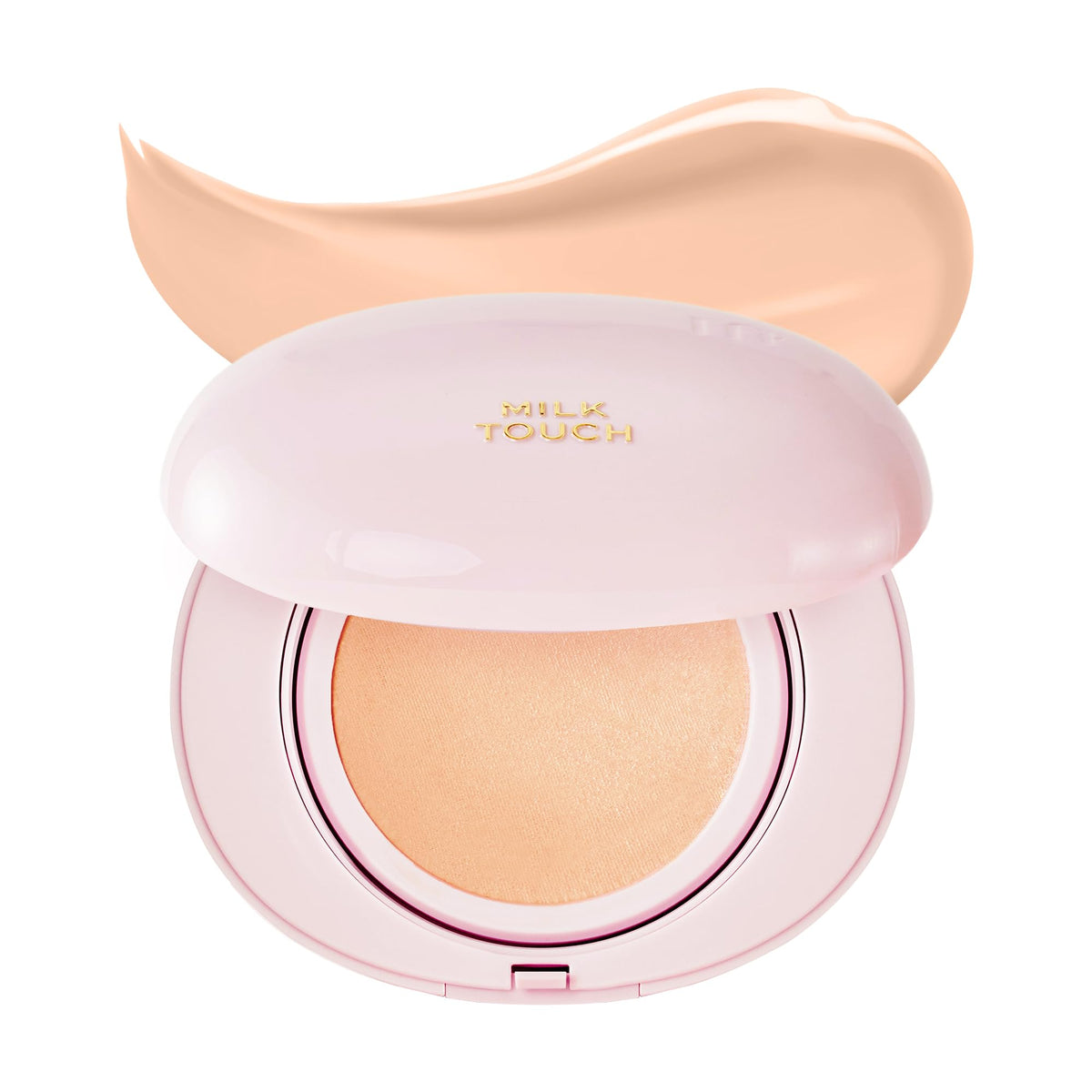 milktouch Cushion Foundation, 24H Flawless Skin, Radiant Shine, No Oxidation, Long-Lasting, Non-Creasing,60% Hydrating Skincare Infused Korean Foundation (23N Medium Beige)