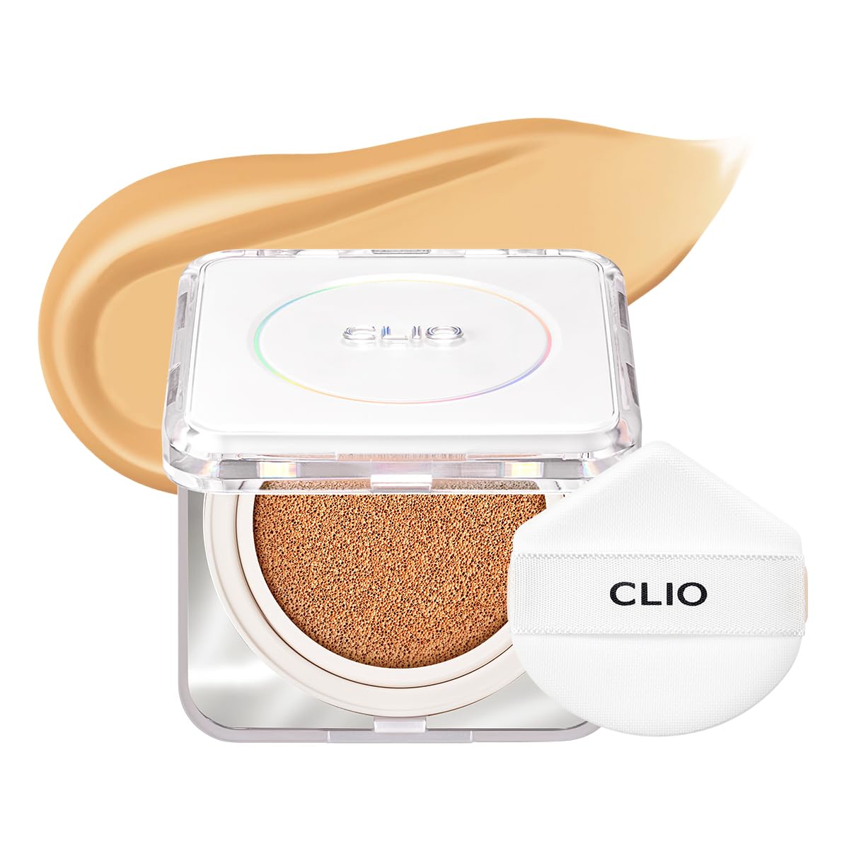 CLIO Kill Cover Founwear Cushion The Original – 20 Shades, Buildable Light to Medium Coverage, Natural Finish, Korean Makeup Foundation, Long-Lasting Skin Fit, 30N LATTE