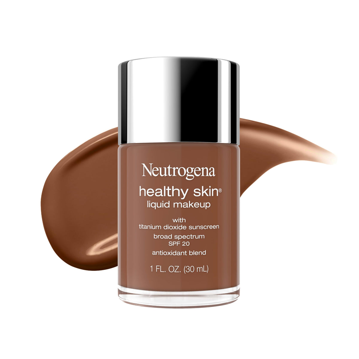 Neutrogena Healthy Skin Liquid Foundation Makeup, Soft Beige 350C, 1 fl. oz