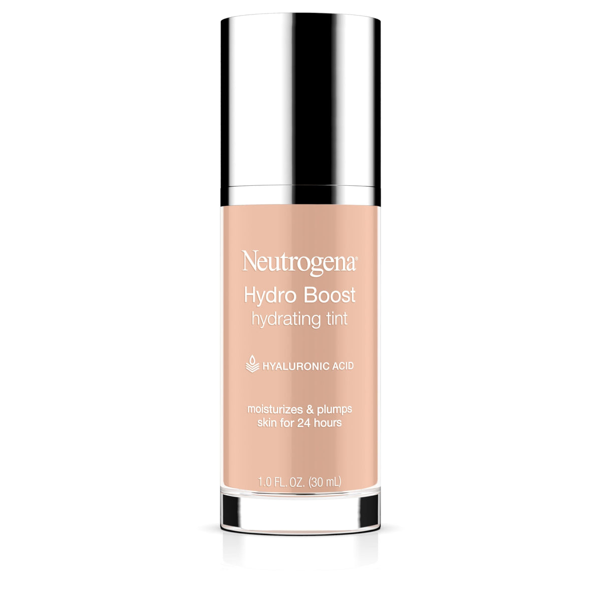 Neutrogena Hydro Boost Tint Foundation Makeup, 20 Natural Ivory, 1.0 fl oz