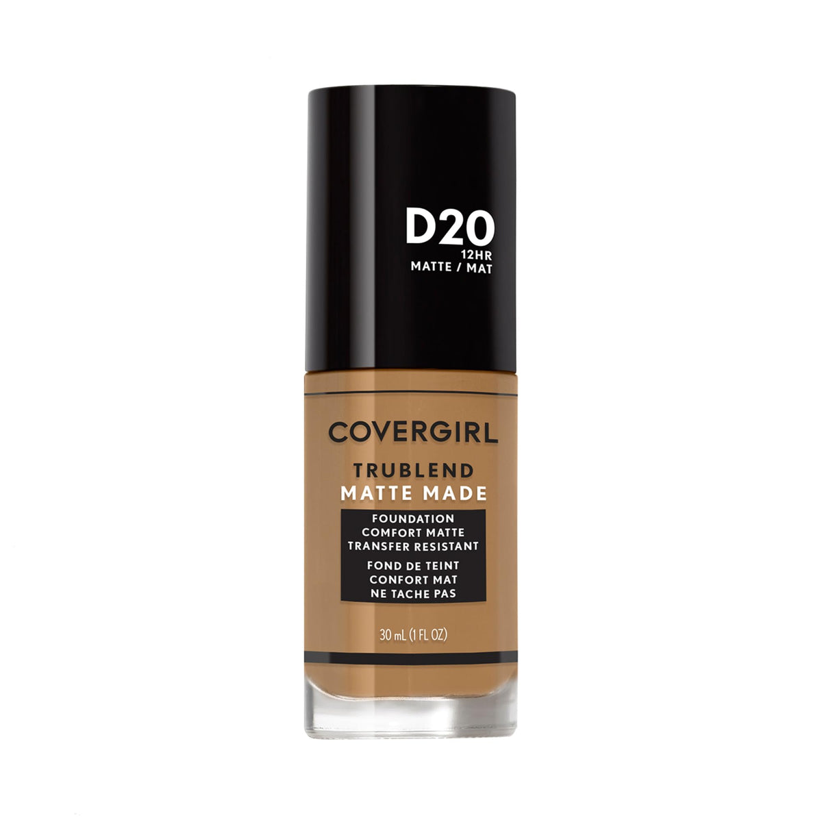 COVERGIRL TruBlend Matte Made Liquid Foundation, Classic Ivory, 1 Fl Oz (Pack of 1)