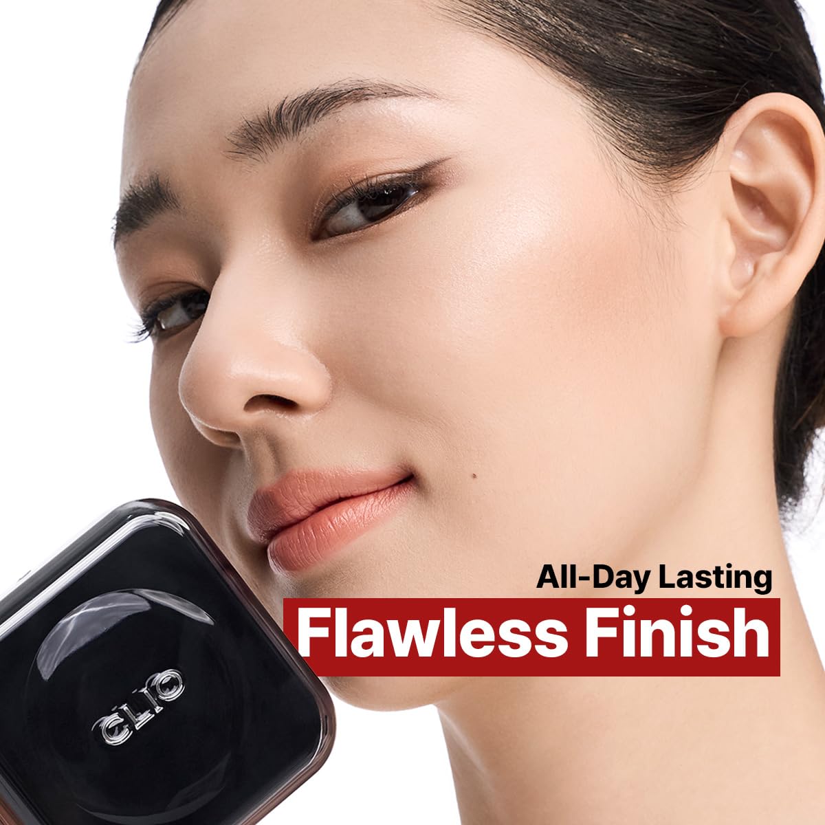 CLIO Kill Cover Founwear Cushion Foundation, Flawless Full Coverage with Matte Finish, Covering Pigmentation and Blemish for Sensitive Skin, Creamy Lightweight Texture, Korean Cushion (23N GINGER)