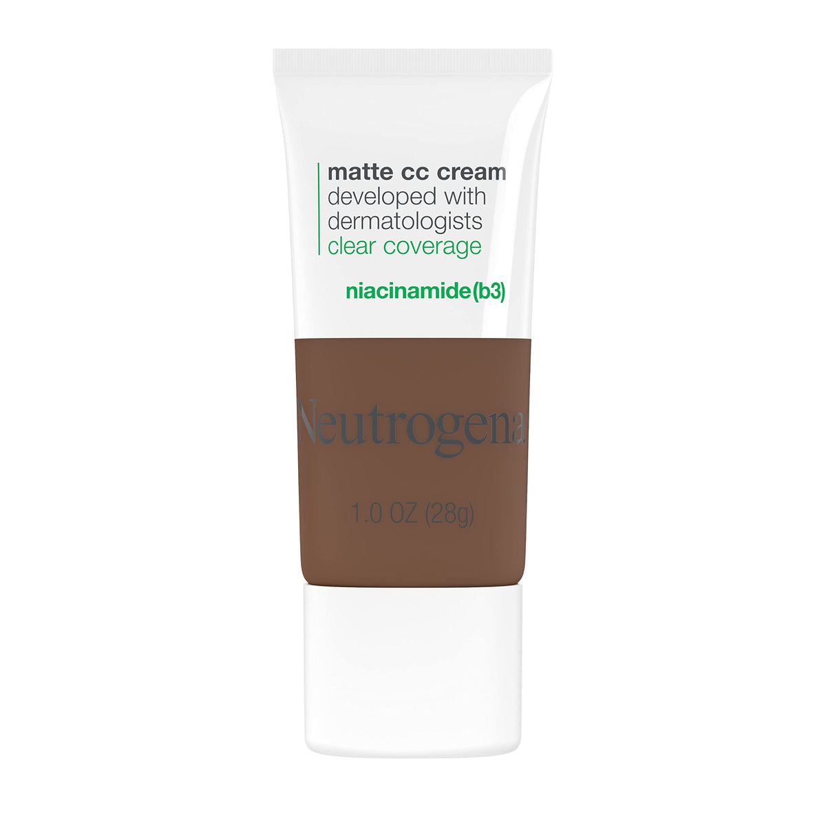Neutrogena Clear Coverage Flawless Matte CC Cream, Butter, 1 oz