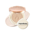 Skin Barrier Glow Cover Cushion, All-day Coverage, Glow Finish, Lightweight, Skincare-Like Texture, Non-cakey Makeup, Korean Cushion Foundation (#21C Pure, 0.49 oz)