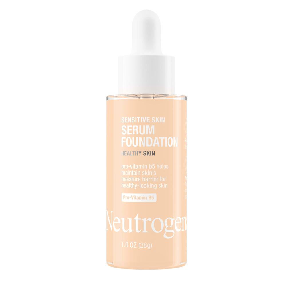 Neutrogena Sensitive Skin Serum Foundation, Light 02, 1 oz