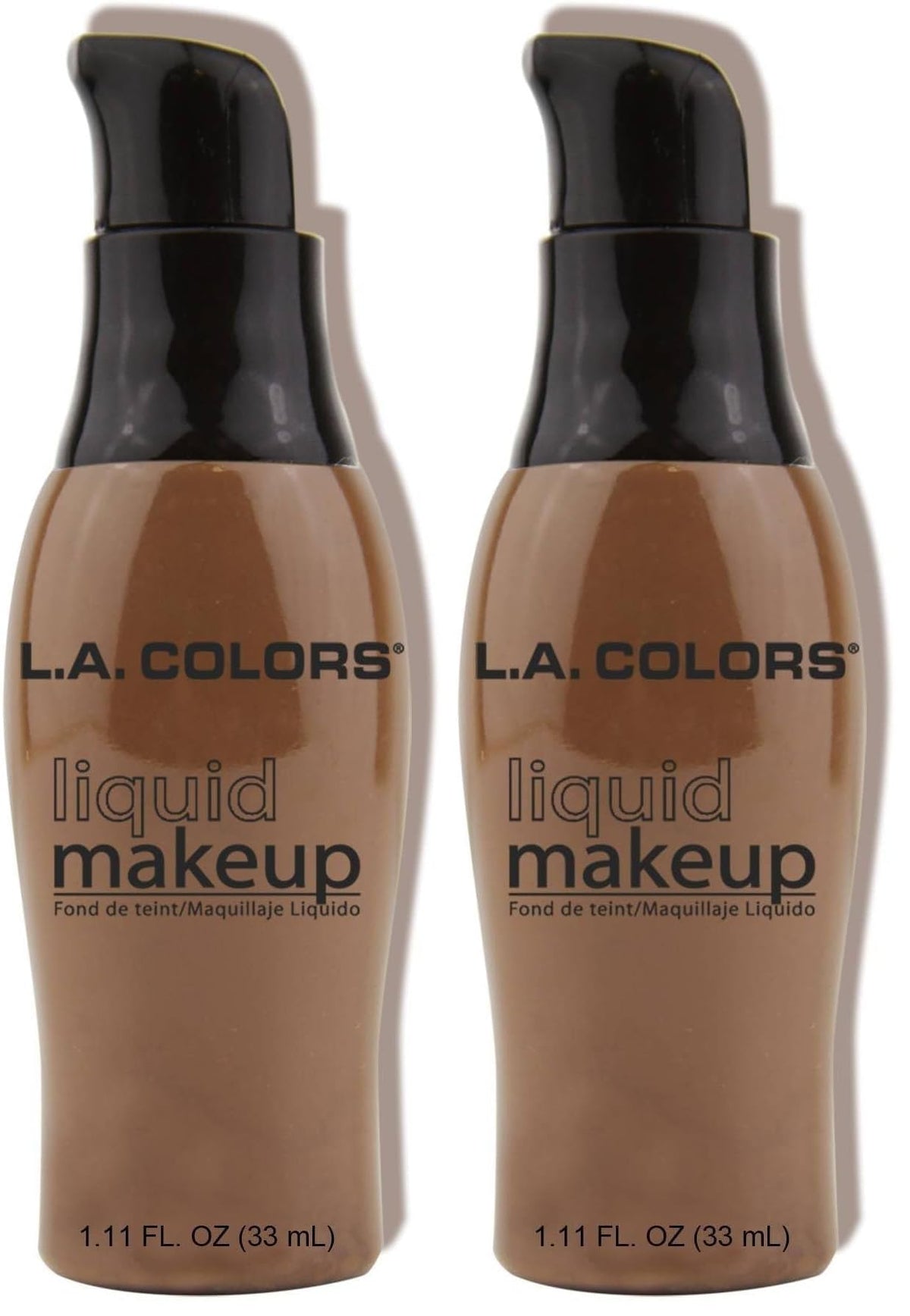 L.A. COLORS Pump Liquid Makeup, Black Walnut CLM288A