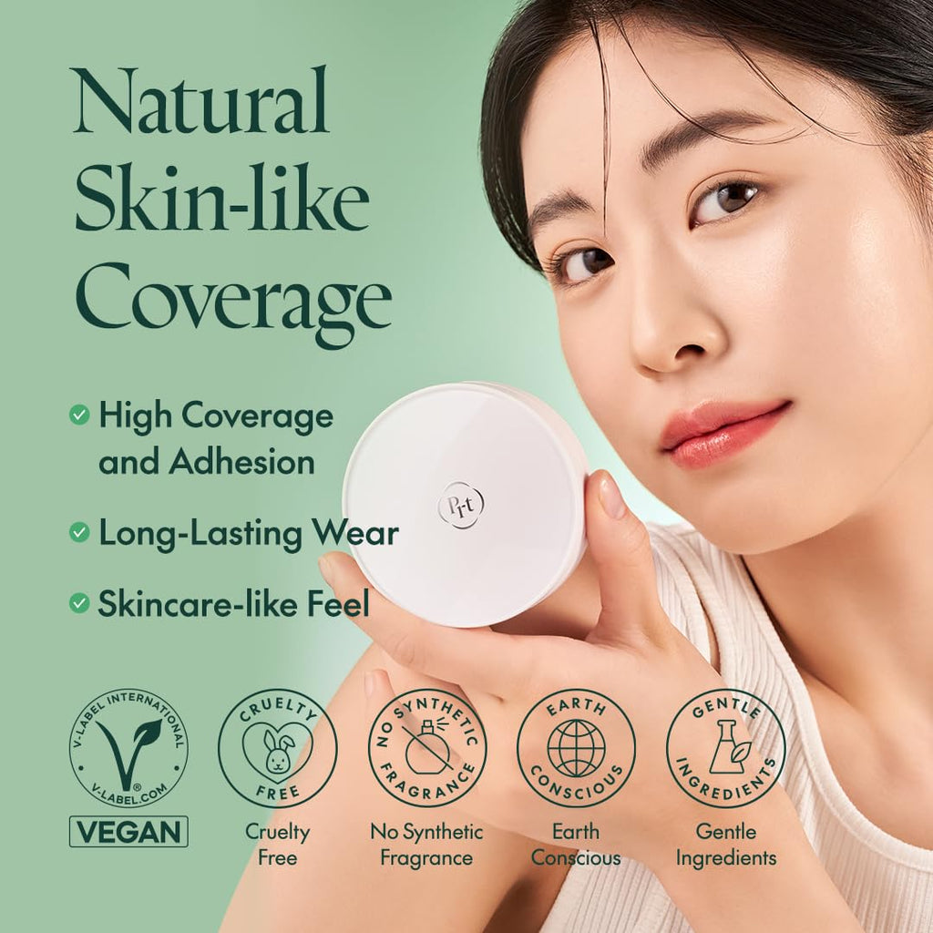 PURITO SEOUL Wonder Releaf Centella BB Cushion #23 Natural Beige, Foundation, Korean Centella, Makeup Long Lasting, Flawless Coverage, K-Beauty, 15g, 0.52 fl.oz