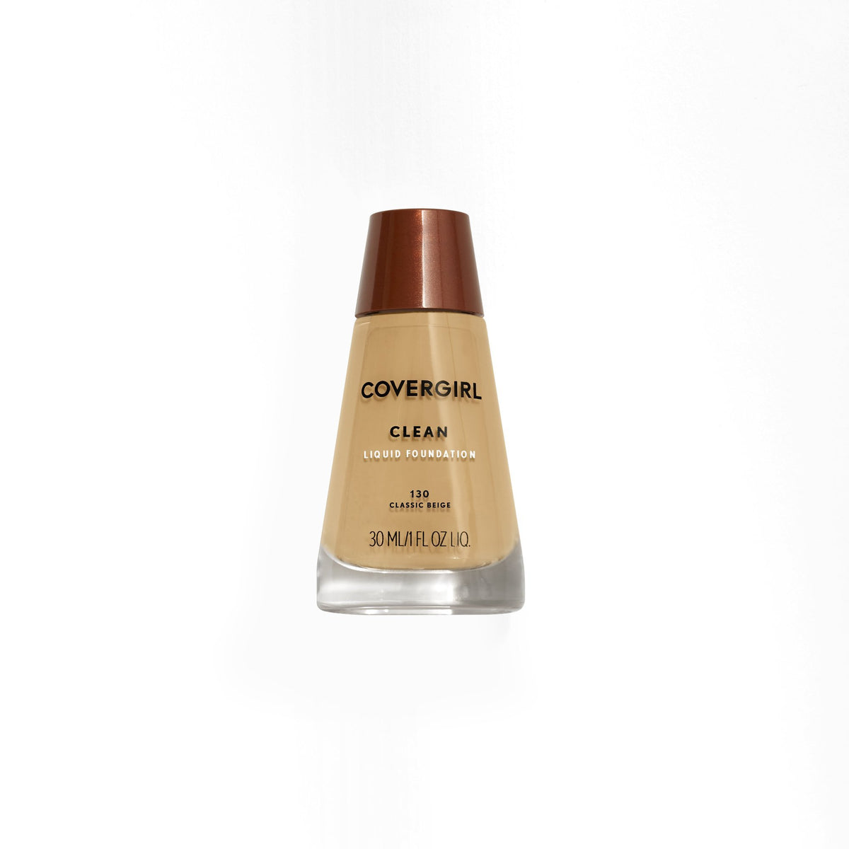 COVERGIRL Clean Liquid Foundation, Perfect Beige 148, Pack of 1