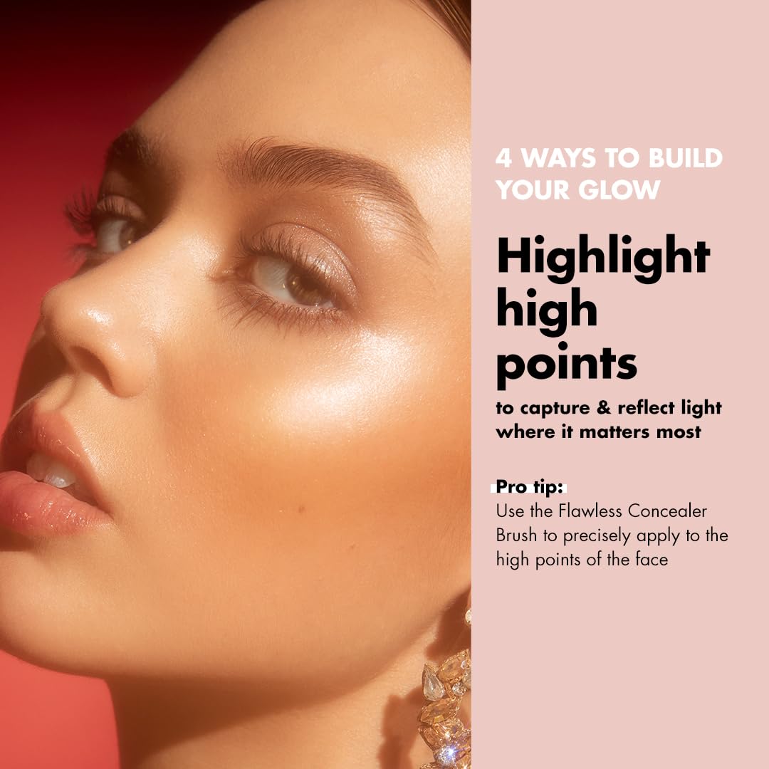 e.l.f. Halo Glow Liquid Filter, Hydrating Complexion Boost, 2 Fair/Light