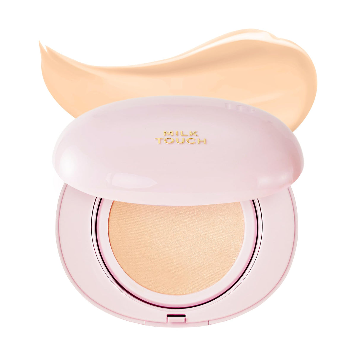 milktouch Cushion Foundation, 24H Flawless Skin, Radiant Shine, No Oxidation, Long-Lasting, Non-Creasing,60% Hydrating Skincare Infused Korean Foundation (23N Medium Beige)