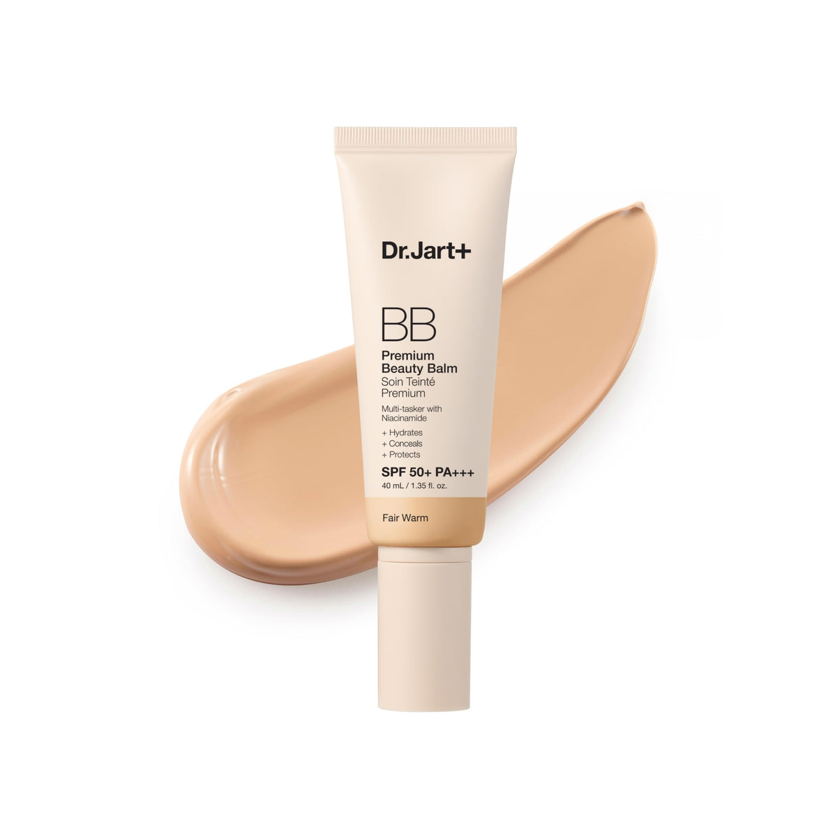 Dr.Jart+ Premium Beauty Balm Korean Tinted Moisturizer with SPF and Niacinamide | bb cream | Korean Makeup
