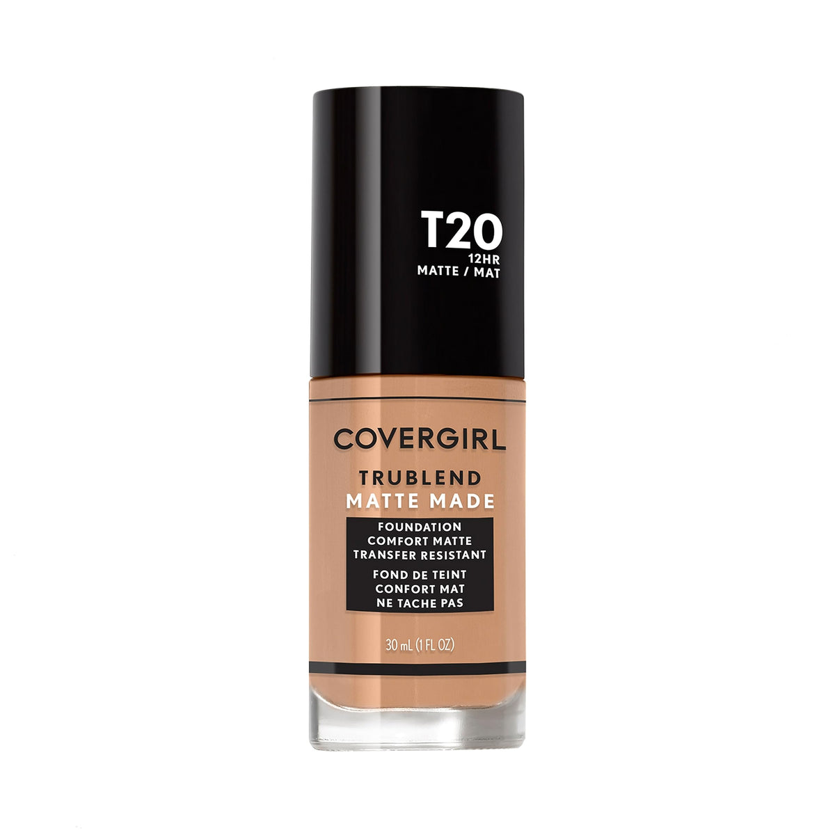 COVERGIRL TruBlend Matte Made Liquid Foundation, Classic Ivory, 1 Fl Oz (Pack of 1)