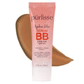 pūrlisse Ageless Glow Serum BB Cream SPF 40 - Glowy Tinted Moisturizer with SPF - Korean Skin Care Formula with Vitamin C & Bakuchiol to Firm, Brighten & Even Skin - Medium Warm(1.4 oz)