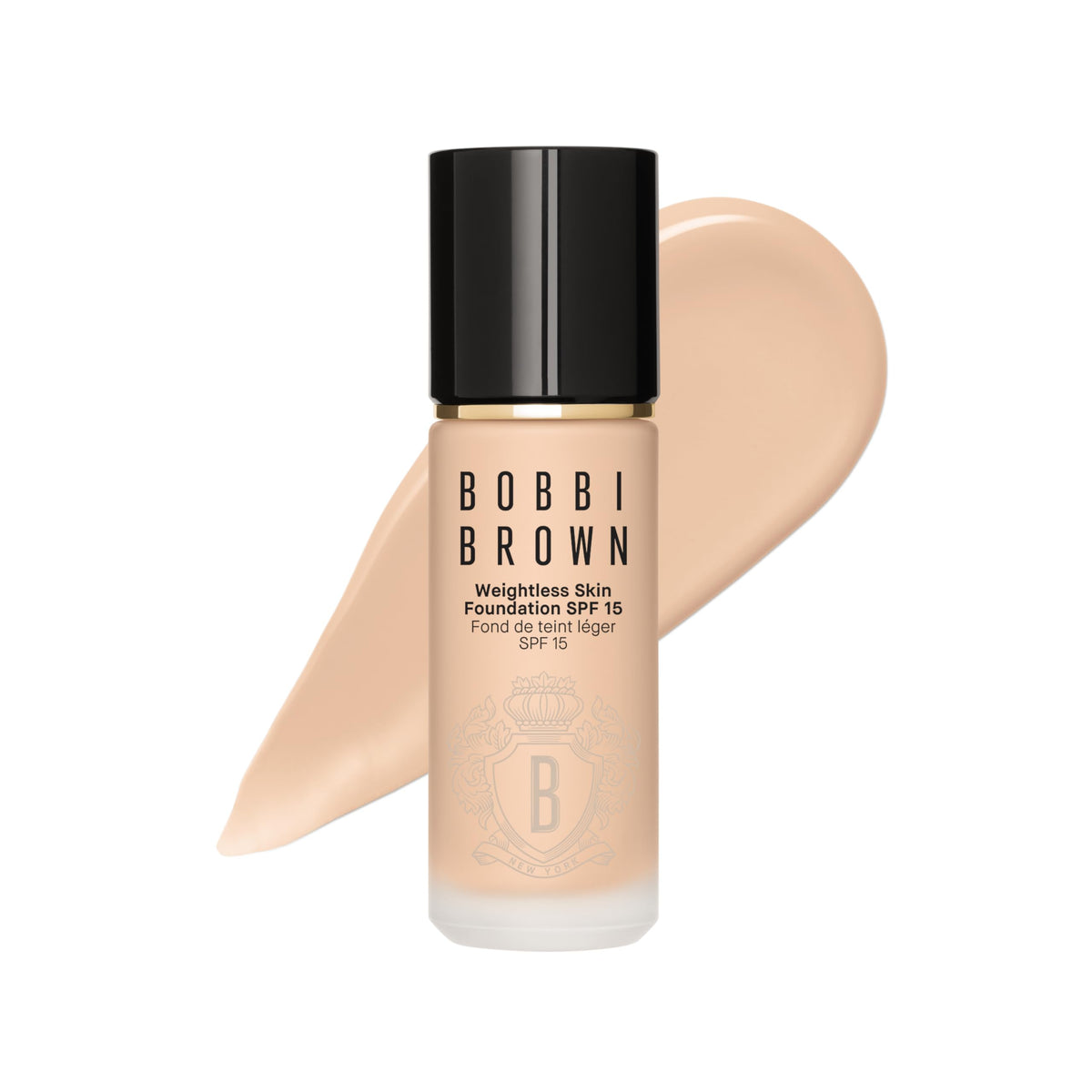 Bobbi Brown Weightless Skin Foundation SPF 15 | Oil-Controlling Liquid Foundation with 24-Hour Hydration | Medium Coverage Natural Matte Finish for All Skin Types