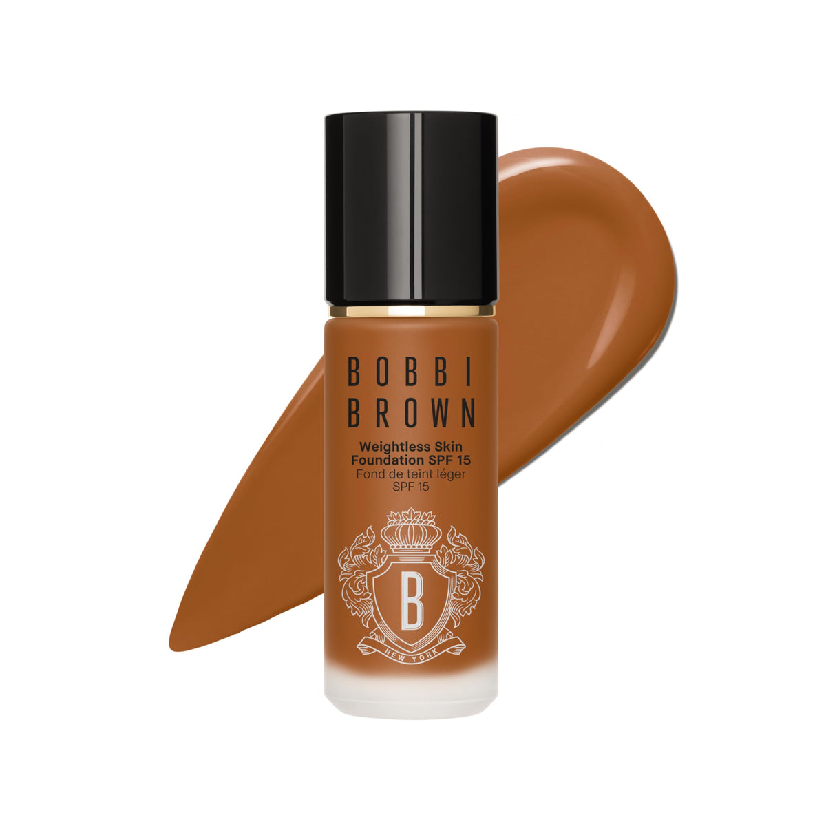 Bobbi Brown Weightless Skin Foundation SPF 15 | Oil-Controlling Liquid Foundation with 24-Hour Hydration | Medium Coverage Natural Matte Finish for All Skin Types