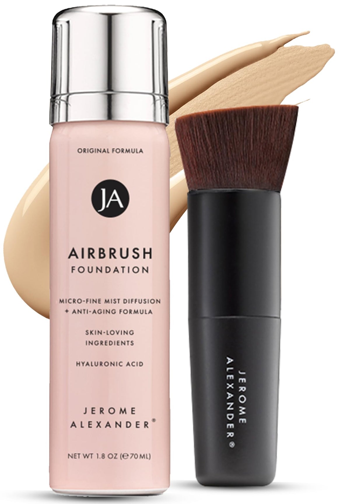 Jerome Alexander Magic Minerals Airbrush Foundation 2pc Set - Light Medium