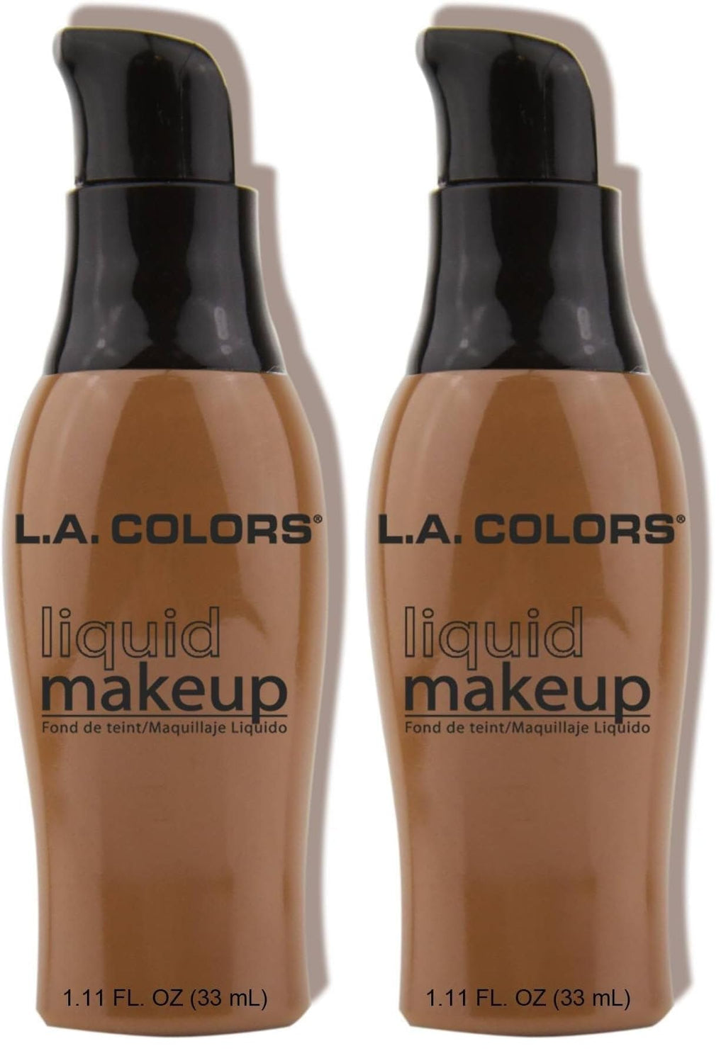 L.A. COLORS Pump Liquid Makeup, Black Walnut CLM288A