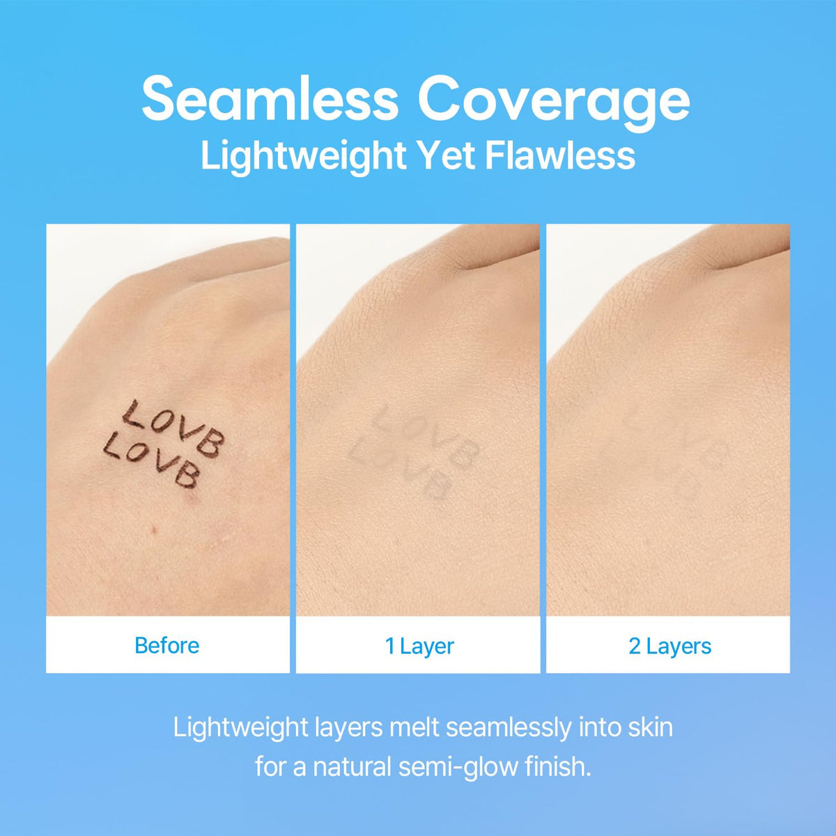 LOVB LOVB Natural Cover Glow Cushion Foundation 21N Light Beige