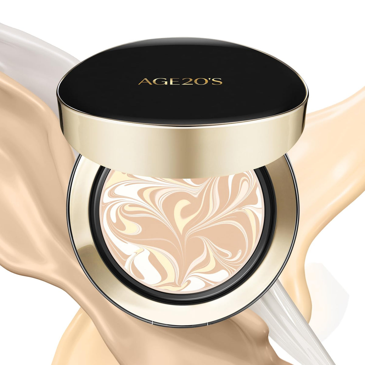 AGE20'S Signature Essence Pact SPF 50+ | Pack of 1 | 23W BEIGE | Cream Foundation, Dewy Finish, Natural Coverage | Korean Cushion Foundation