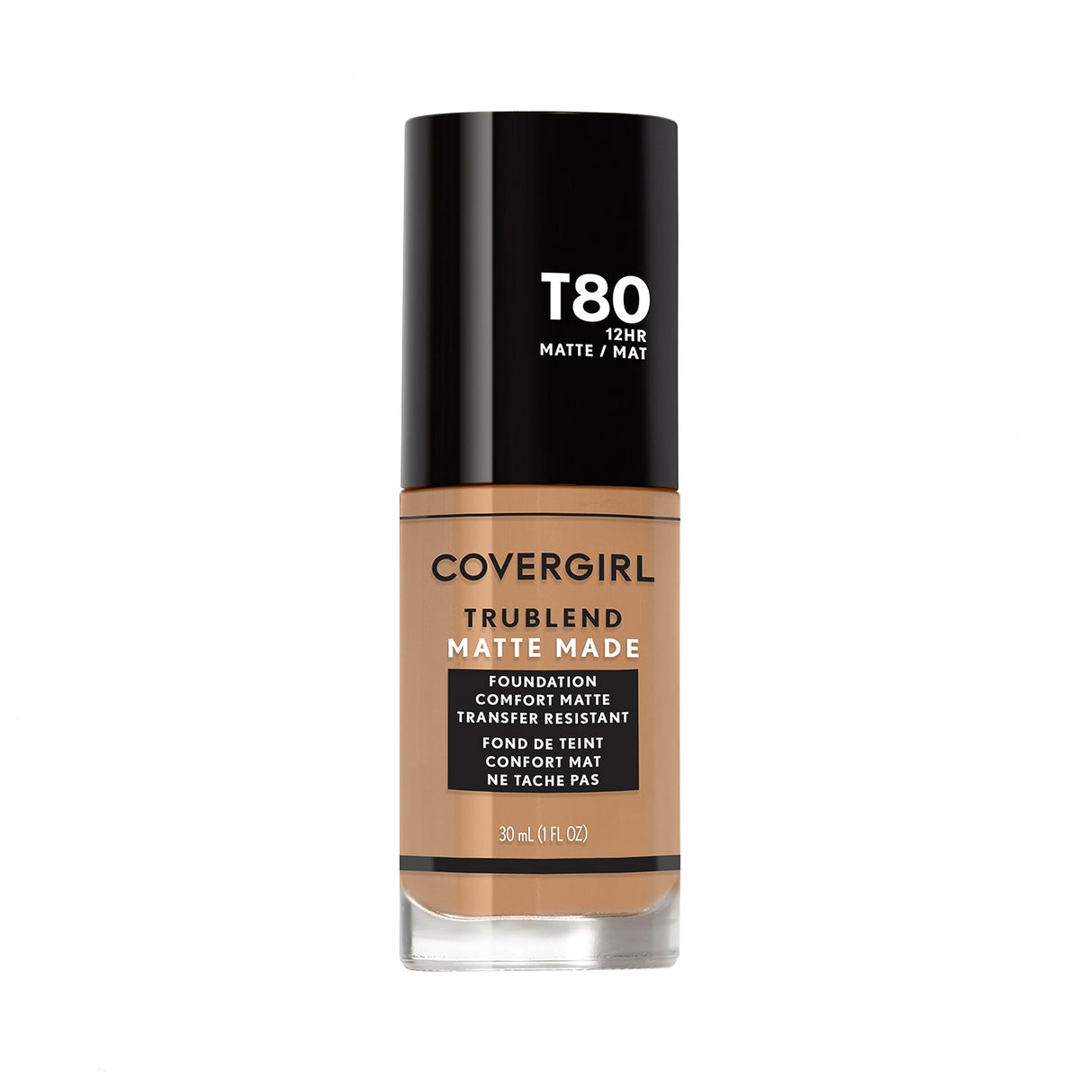 COVERGIRL TruBlend Matte Made Liquid Foundation, Classic Ivory, 1 Fl Oz (Pack of 1)