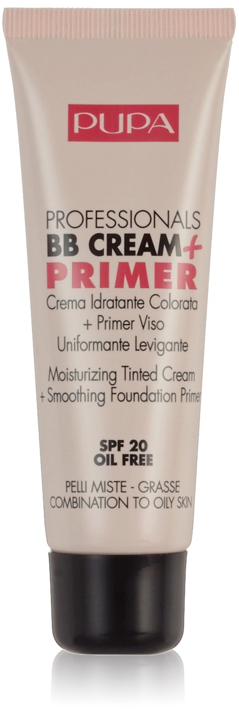 PUPA (Light-Medium) - Milano Professionals BB Cream + Primer, Combination - Oily Skin 50 ml
