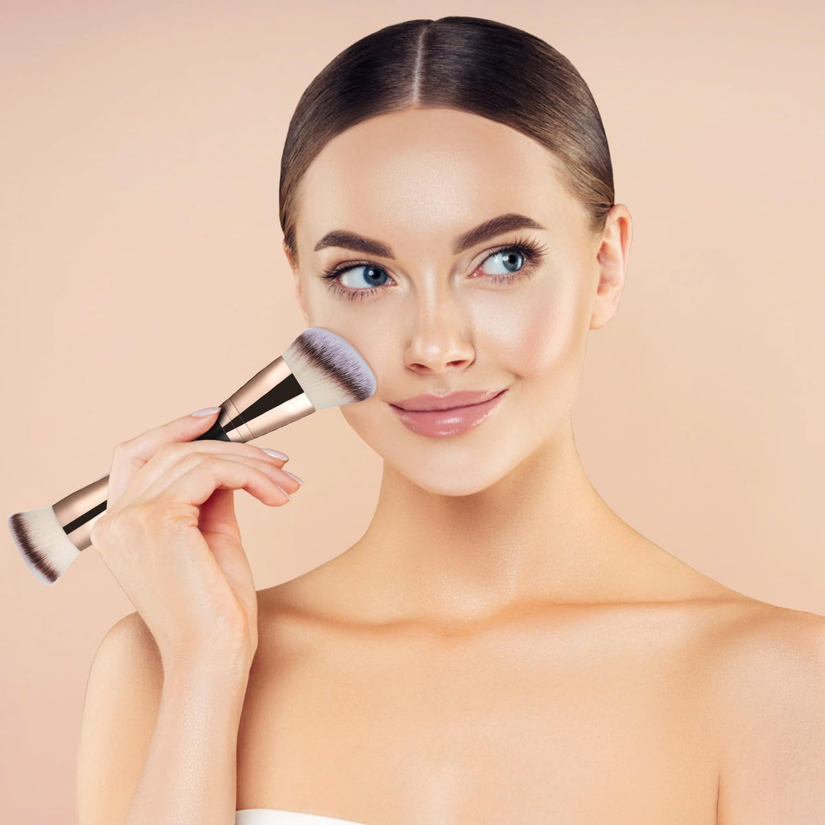 PHOERA Foundation Full Coverage, CC+ Cream Matte Finish for Mature Skin, Primer (102+120CC+N02/Nude)