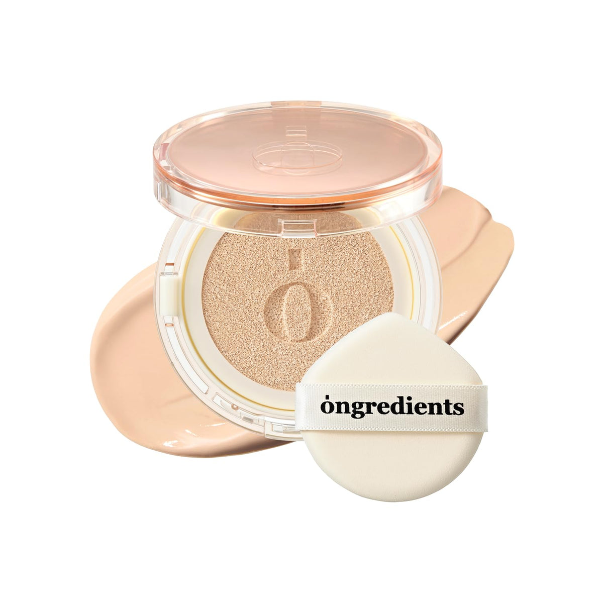 Skin Barrier Glow Cover Cushion, All-day Coverage, Glow Finish, Lightweight, Skincare-Like Texture, Non-cakey Makeup, Korean Cushion Foundation (#21C Pure, 0.49 oz)