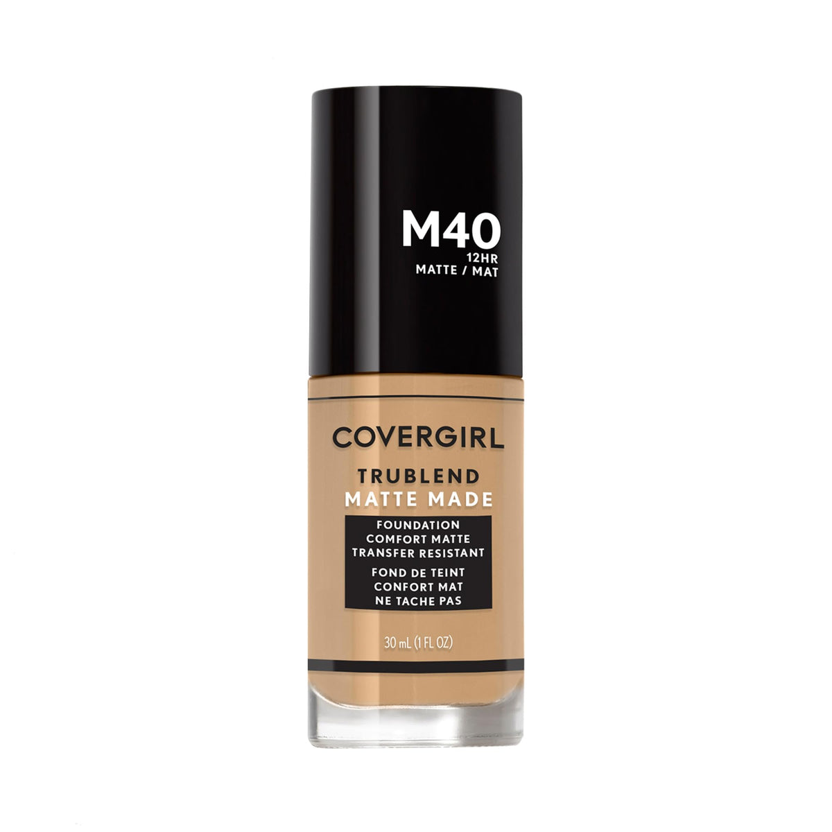 COVERGIRL TruBlend Matte Made Liquid Foundation, Classic Ivory, 1 Fl Oz (Pack of 1)