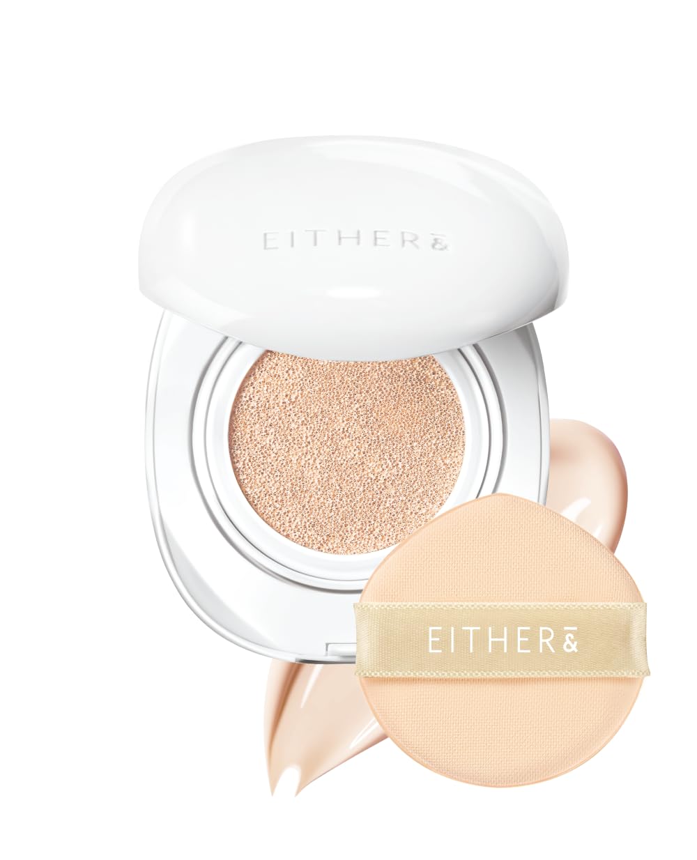 EITHER& Glow Pixel Cushion Foundation, Korean Skin Care, Make Up, 34N