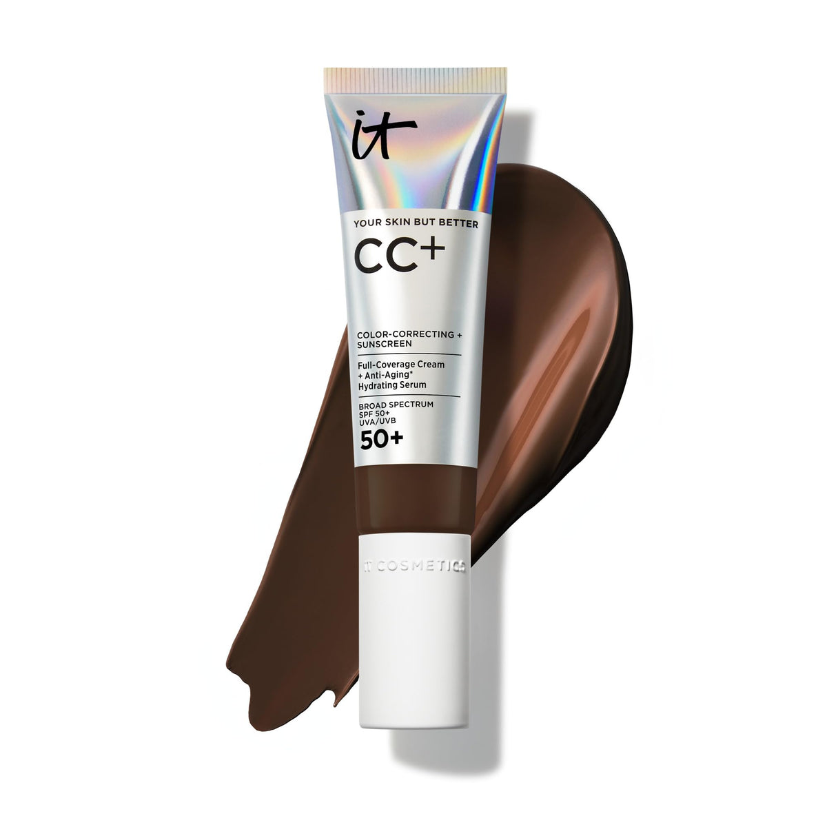 IT Cosmetics CC+ Cream with SPF 50+ Full Coverage Foundation Natural Finish