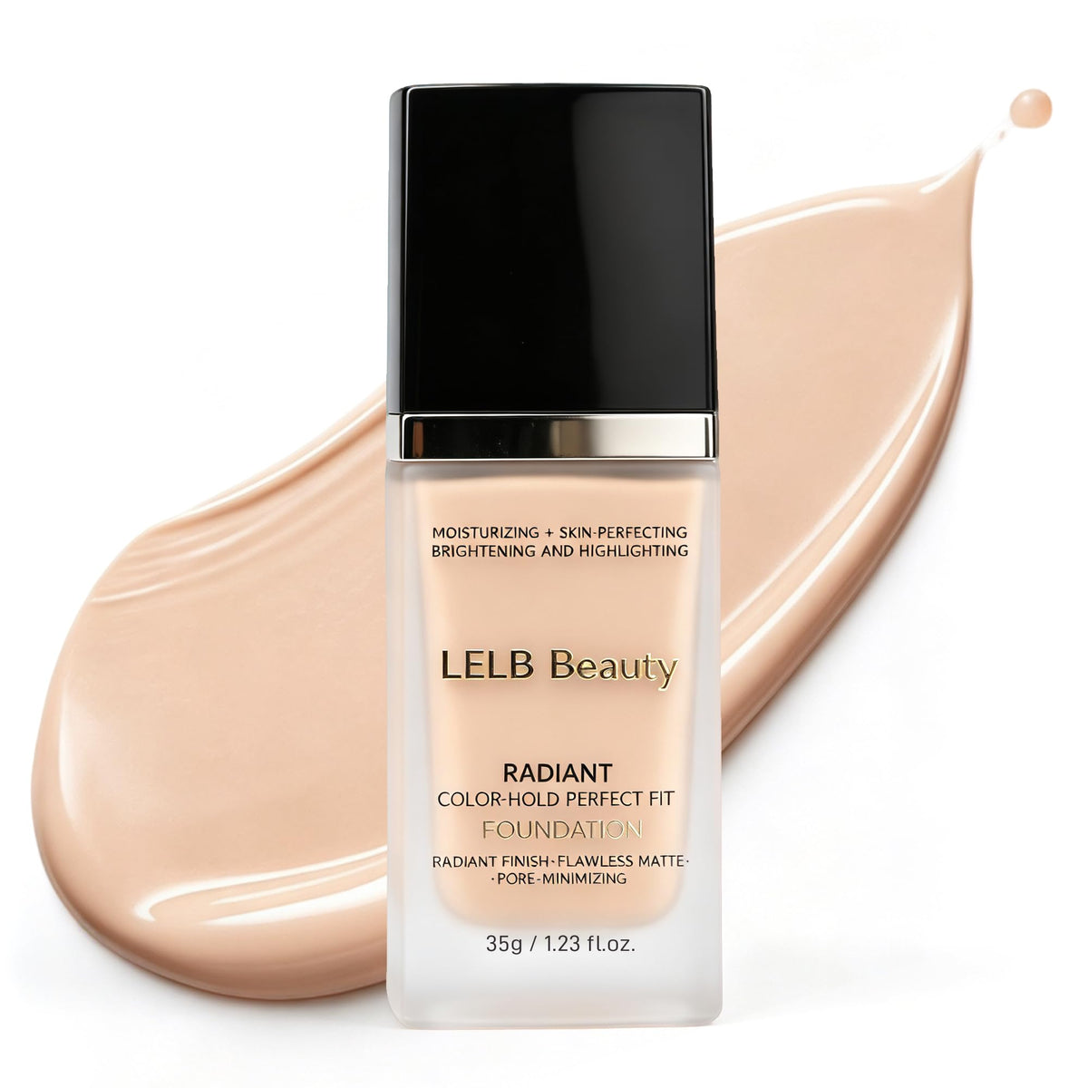 Matte Foundation For Oily Skin Full Coverage Lightweight Face Makeup 1.23oz