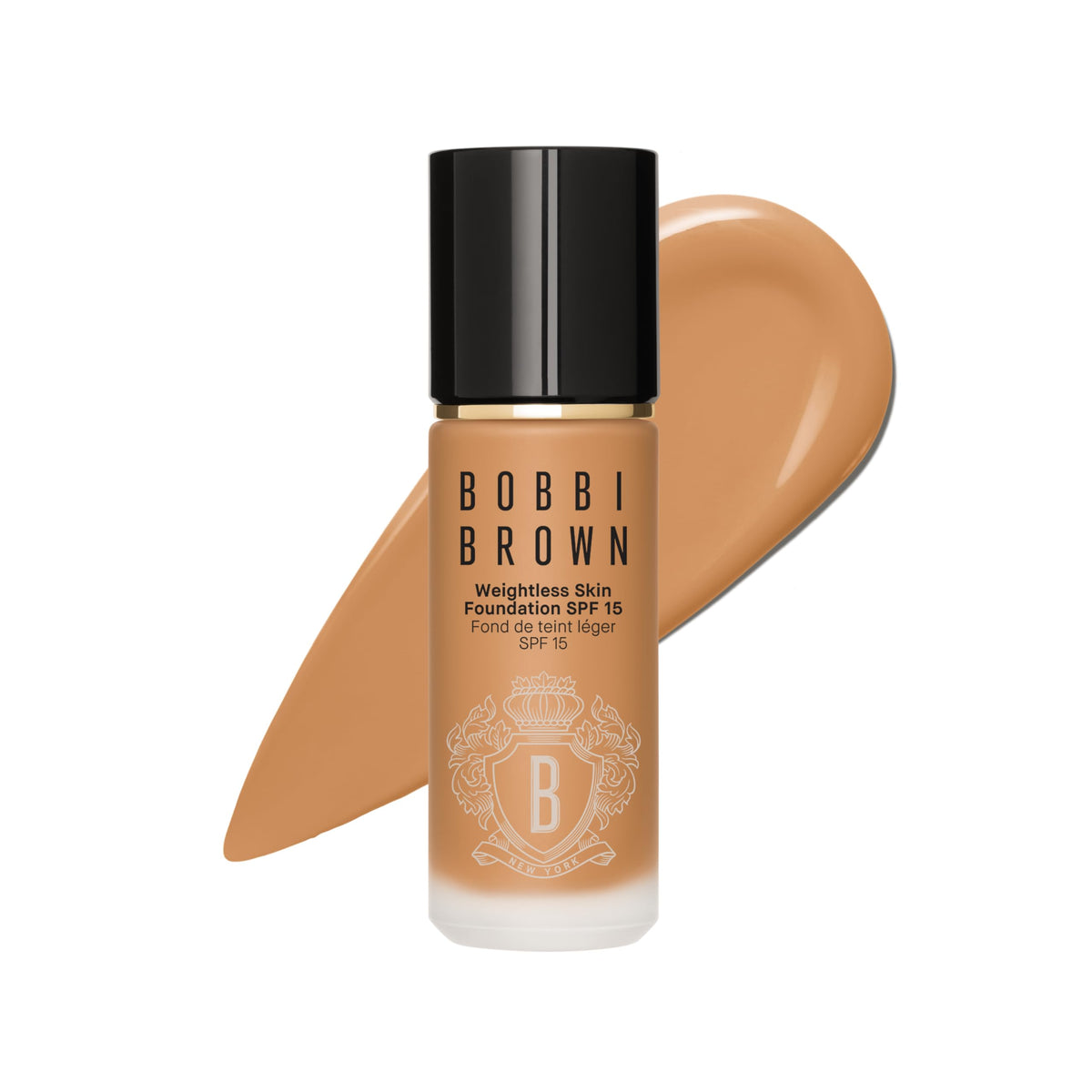 Bobbi Brown Weightless Skin Foundation SPF 15 | Oil-Controlling Liquid Foundation with 24-Hour Hydration | Medium Coverage Natural Matte Finish for All Skin Types