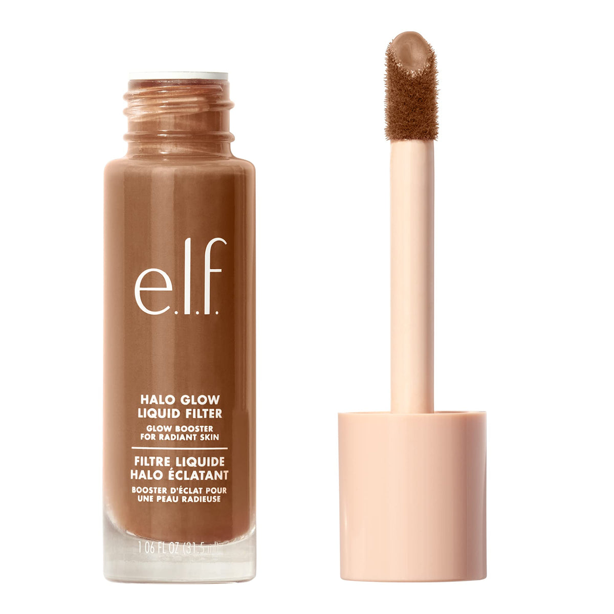 e.l.f. Halo Glow Liquid Filter, Hydrating Complexion Boost, 2 Fair/Light