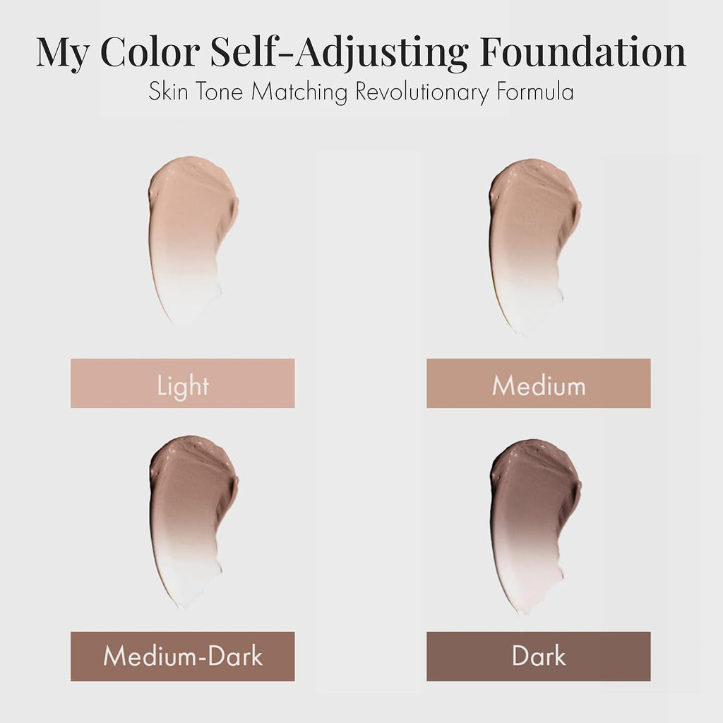 Jerome Alexander My Color Self-Adjusting Foundation 2pc Set - Medium