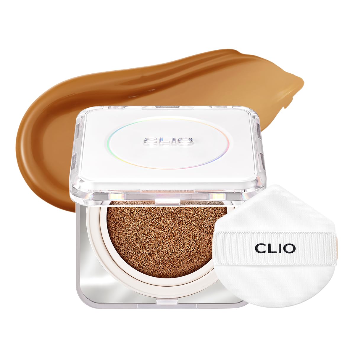 CLIO Kill Cover Founwear Cushion The Original – 20 Shades, Buildable Light to Medium Coverage, Natural Finish, Korean Makeup Foundation, Long-Lasting Skin Fit, 30N LATTE