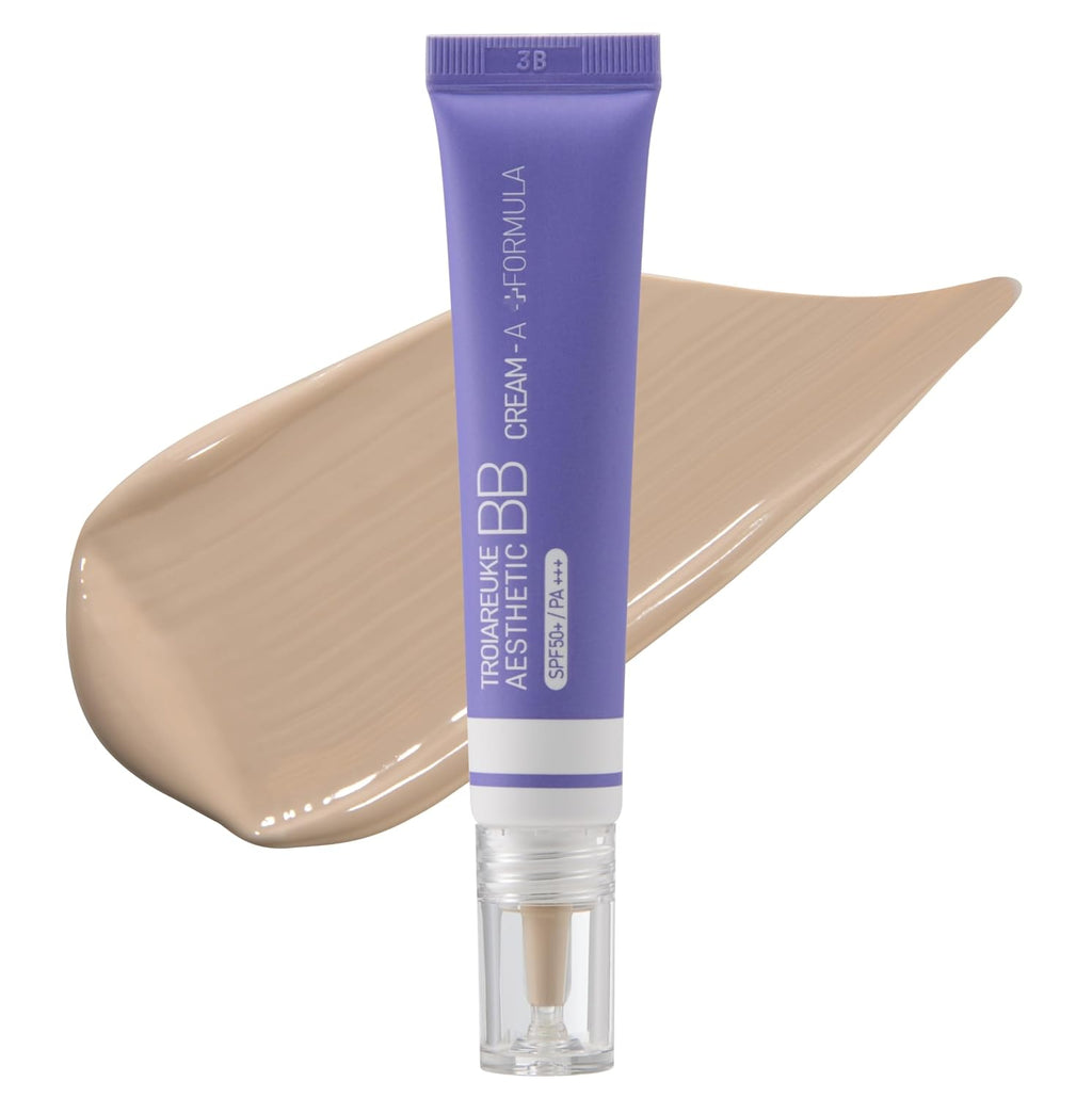 TROIAREUKE Aesthetic BB Cream A+ Formula for Oily Skin (21 Beige), K-Beauty